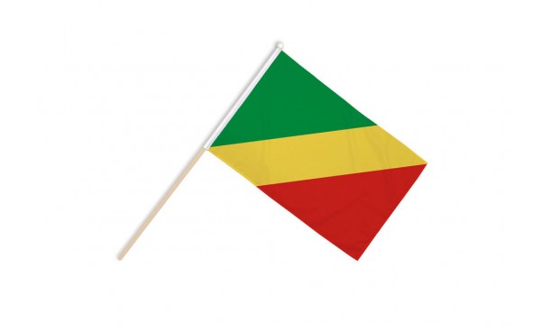 Congo Brazzaville Hand Flags